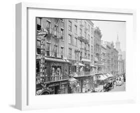 Mott Street, New York, N.Y.-null-Framed Photo