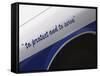 Motto on Police Car-null-Framed Stretched Canvas