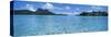 Motu and Lagoon, Bora Bora, Society Islands, French Polynesia-null-Stretched Canvas