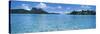 Motu and Lagoon, Bora Bora, Society Islands, French Polynesia-null-Stretched Canvas
