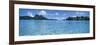 Motu and Lagoon, Bora Bora, Society Islands, French Polynesia-null-Framed Photographic Print