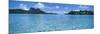 Motu and Lagoon, Bora Bora, Society Islands, French Polynesia-null-Mounted Photographic Print