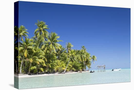 Motu Pit Aau, Bora Bora, Society Islands, French Polynesia-Ian Trower-Stretched Canvas