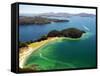 Motuarohia Island, Bay of Islands, Northland, New Zealand-David Wall-Framed Stretched Canvas