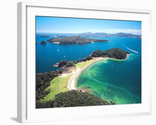 Motuarohia Island, Roberton Island, Bay of Islands, Northland, New Zealand-David Wall-Framed Photographic Print