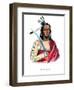 Moukaushka ('The Trembling Earth'), a Yankton Sioux chief-George Cooke-Framed Giclee Print