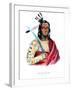 Moukaushka ('The Trembling Earth'), a Yankton Sioux chief-George Cooke-Framed Giclee Print