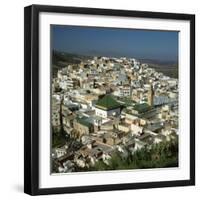 Moulay Idriss, Including the Tomb and Zaouia of Moulay Idriss, Morocco-Tony Gervis-Framed Photographic Print