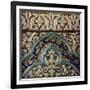 Moulded Frieze Tile Made for the Palace of the Mongol Sultan Abaqa Khan, circa 1270-75-null-Framed Giclee Print