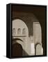 Mouldings Over Arched Doorway, Ben Youssef Medersa, Marrakech (Marrakesh), North Africa-David Poole-Framed Stretched Canvas