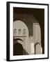 Mouldings Over Arched Doorway, Ben Youssef Medersa, Marrakech (Marrakesh), North Africa-David Poole-Framed Photographic Print