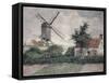 Moulin a Knocke, Belgique-Camille Pissarro-Framed Stretched Canvas