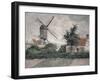 Moulin a Knocke, Belgique-Camille Pissarro-Framed Giclee Print