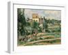 Moulin De La Couleuvre at Pontoise, 1881-Paul C?zanne-Framed Giclee Print