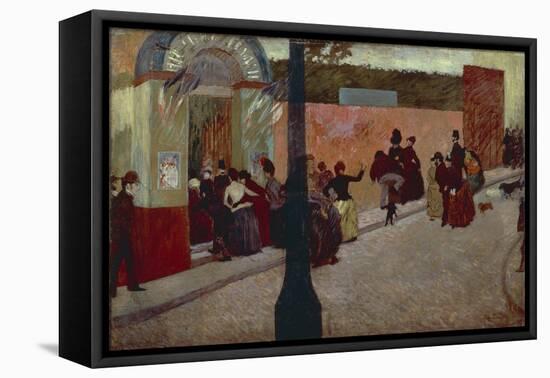 Moulin De La Galette, 1878-Federico Zandomeneghi-Framed Stretched Canvas