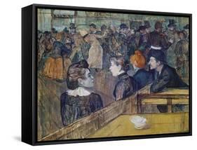 Moulin De La Galette, 1889-Henri de Toulouse-Lautrec-Framed Stretched Canvas