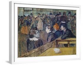 Moulin De La Galette, 1889-Henri de Toulouse-Lautrec-Framed Giclee Print