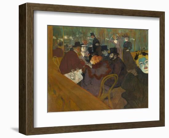 Moulin De La Galette by Henri De Toulouse-Lautrec-Henri de Toulouse-Lautrec-Framed Giclee Print