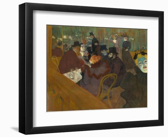 Moulin De La Galette by Henri De Toulouse-Lautrec-Henri de Toulouse-Lautrec-Framed Giclee Print