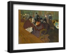 Moulin De La Galette by Henri De Toulouse-Lautrec-Henri de Toulouse-Lautrec-Framed Giclee Print