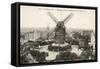 Moulin de La Galette-null-Framed Stretched Canvas