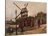 Moulin De La Galette-Vincent van Gogh-Stretched Canvas