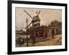 Moulin De La Galette-Vincent van Gogh-Framed Giclee Print