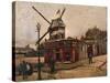 Moulin De La Galette-Vincent van Gogh-Stretched Canvas
