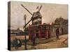 Moulin De La Galette-Vincent van Gogh-Stretched Canvas