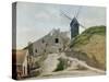 Moulin De La Galette-Jean-Baptiste-Camille Corot-Stretched Canvas