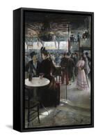 Moulin de la Galette-Paul Hoeniger-Framed Stretched Canvas