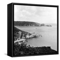 Moulin Huet Bay and Jerbourg Point on the Island of Guernsey 1965-Staff-Framed Stretched Canvas