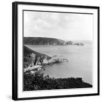 Moulin Huet Bay and Jerbourg Point on the Island of Guernsey 1965-Staff-Framed Photographic Print