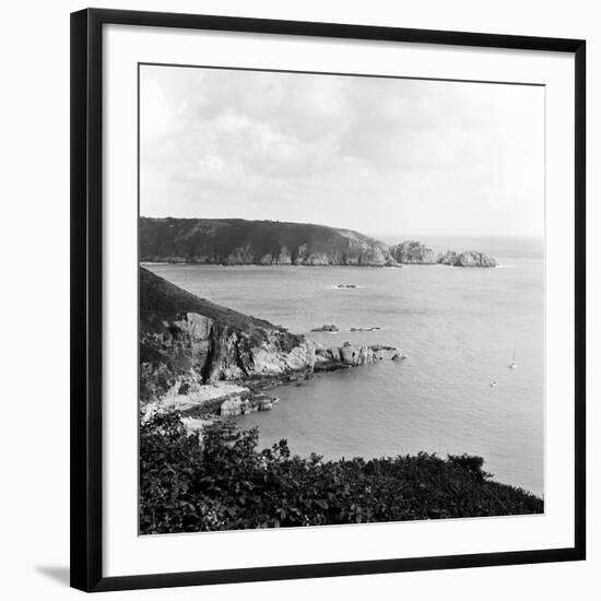 Moulin Huet Bay and Jerbourg Point on the Island of Guernsey 1965-Staff-Framed Photographic Print