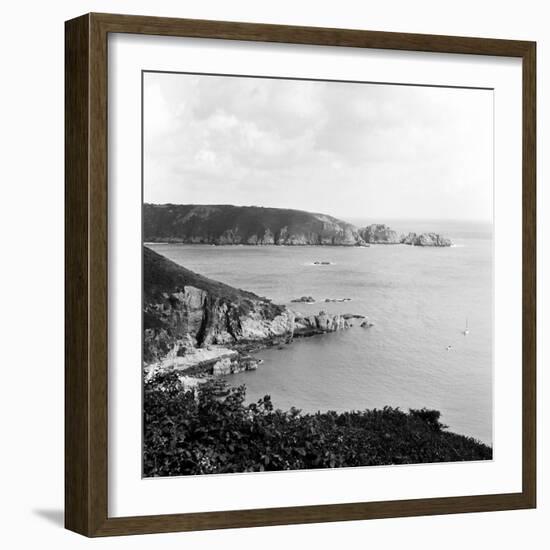 Moulin Huet Bay and Jerbourg Point on the Island of Guernsey 1965-Staff-Framed Photographic Print