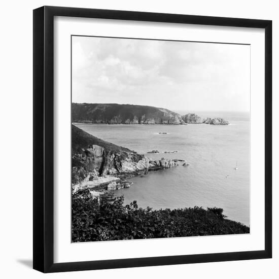 Moulin Huet Bay and Jerbourg Point on the Island of Guernsey 1965-Staff-Framed Photographic Print