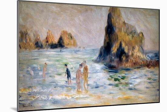 Moulin Huet Bay, Guernsey, C1883-Pierre-Auguste Renoir-Mounted Giclee Print