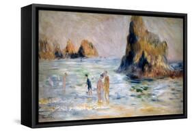 Moulin Huet Bay, Guernsey, C1883-Pierre-Auguste Renoir-Framed Stretched Canvas