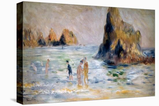 Moulin Huet Bay, Guernsey, C1883-Pierre-Auguste Renoir-Stretched Canvas