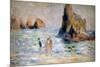 Moulin Huet Bay, Guernsey, C1883-Pierre-Auguste Renoir-Mounted Giclee Print