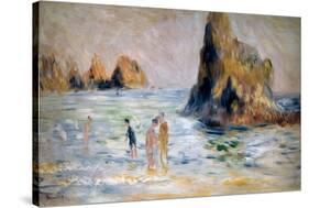 Moulin Huet Bay, Guernsey, C1883-Pierre-Auguste Renoir-Stretched Canvas