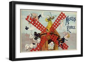 Moulin Rouge 1895-null-Framed Giclee Print