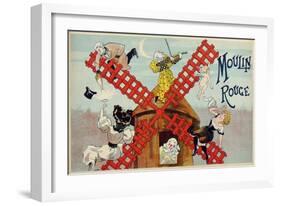 Moulin Rouge 1895-null-Framed Giclee Print