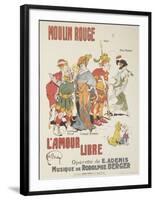 Moulin Rouge: L'Amour Libre-Joe Bridge-Framed Art Print