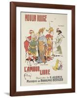 Moulin Rouge: L'Amour Libre-Joe Bridge-Framed Art Print