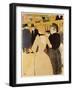 Moulin Rouge (La Goulue Et La Mome Fromage)-Henri de Toulouse-Lautrec-Framed Premium Giclee Print