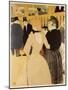 Moulin Rouge (La Goulue Et La Mome Fromage)-Henri de Toulouse-Lautrec-Mounted Premium Giclee Print