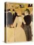 Moulin Rouge (La Goulue Et La Mome Fromage)-Henri de Toulouse-Lautrec-Stretched Canvas