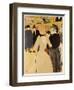 Moulin Rouge (La Goulue Et La Mome Fromage)-Henri de Toulouse-Lautrec-Framed Giclee Print