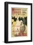 Moulin Rouge, La Goulue-Henri de Toulouse-Lautrec-Framed Art Print